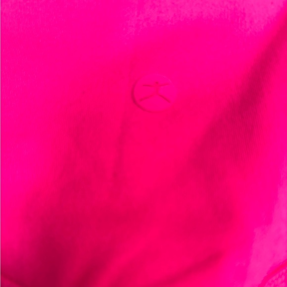 NWT DANSKIN Hot Pink High Waist XS Leggings 24” pockets - Picture 15 of 16